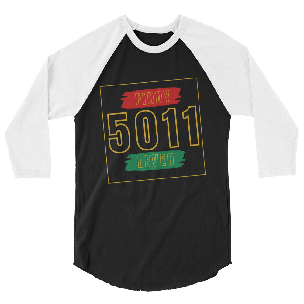 5011 3/4 Sleeve Raglan Shirt