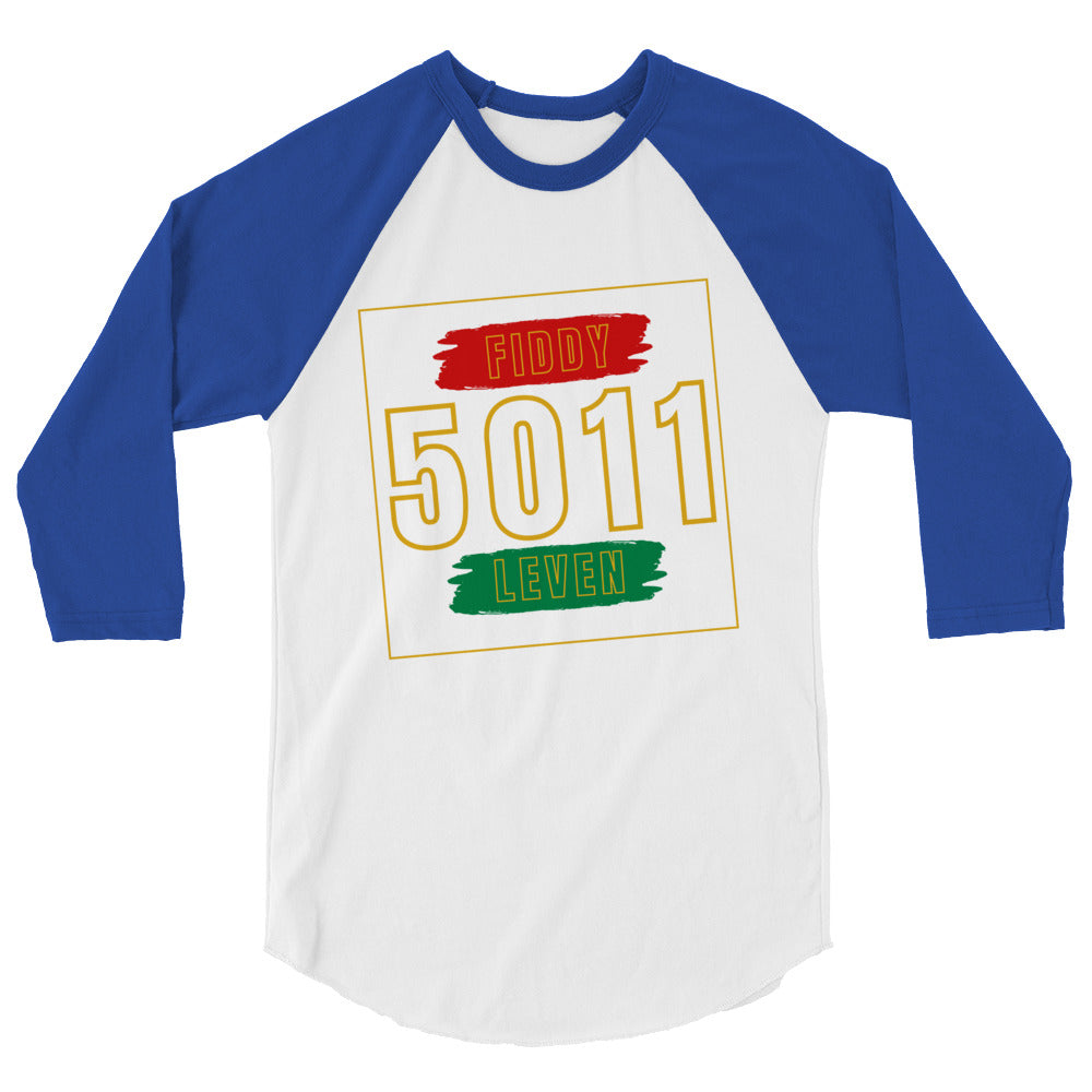 5011 3/4 Sleeve Raglan Shirt