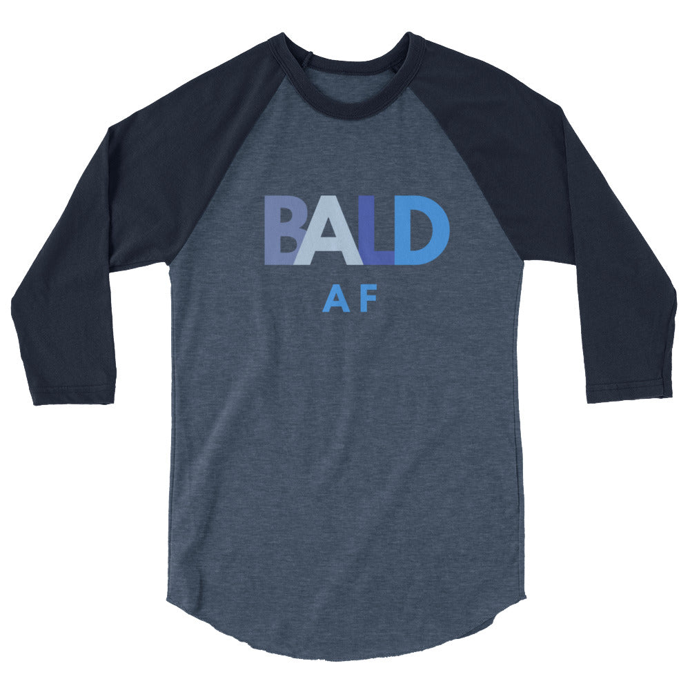 BALD AF 3/4 sleeve raglan shirt